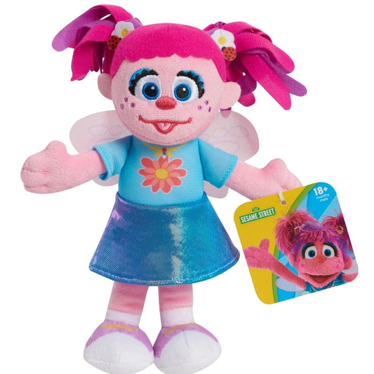 Just Play Sesame Street Friends Abby Cadabby 8 Inch Stuffed Animal Plush Toy, Ages 18 Months+