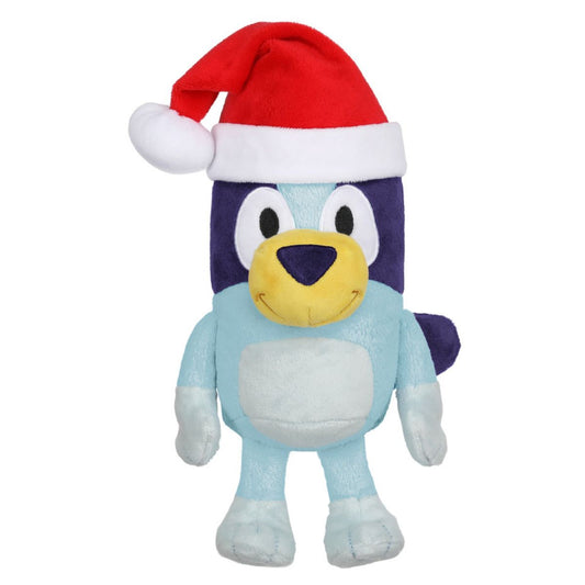 Bluey Christmas 8" Inch Stuffed Animal Plush Toy, Festive Bluey