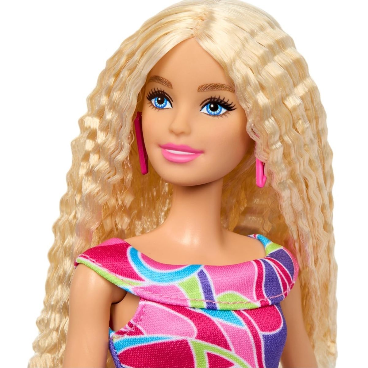 Barbie Fashionistas Doll #223, Blonde Wavy Hair, Totally Hair-Inspired Dress & Accessories, 65th Anniversary