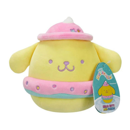 Squishmallows Official Kellytoy 8" Hello Kitty & Friends Pompompurin, Dreamland Series