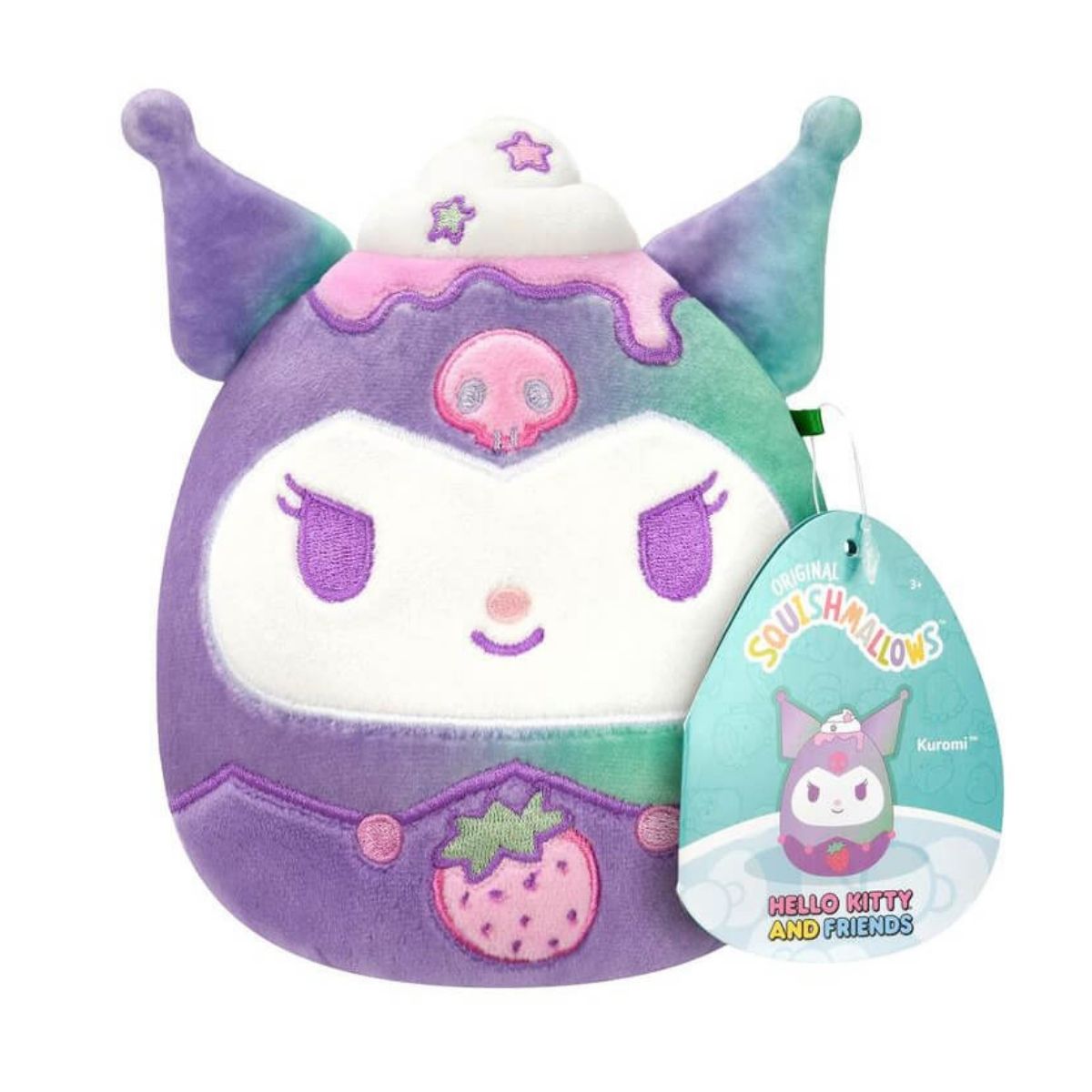 Squishmallows Official Kellytoy 8" Hello Kitty & Friends Kuromi, Dreamland Series