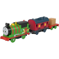 Thomas & Friends Motorized Toy Train, Percy Mail Delivery Battery-Powered Engine Ages 3+ Years