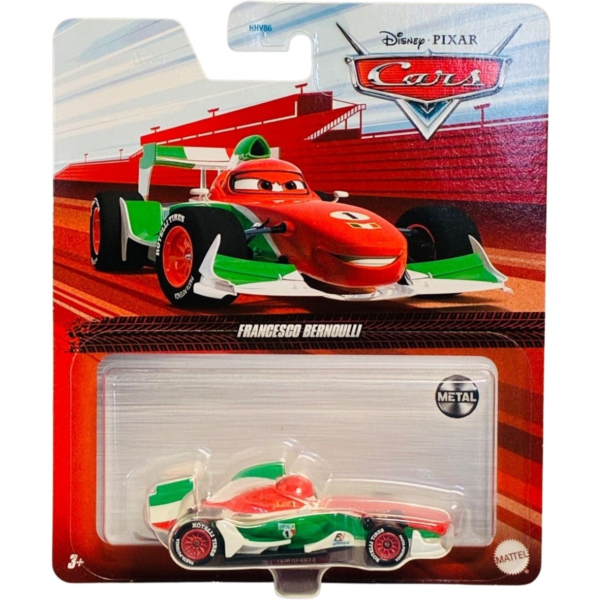 Disney Pixar Cars 2 Character Scale 1:55 Die-Cast Car Vehicle, Francesco Bernoulli