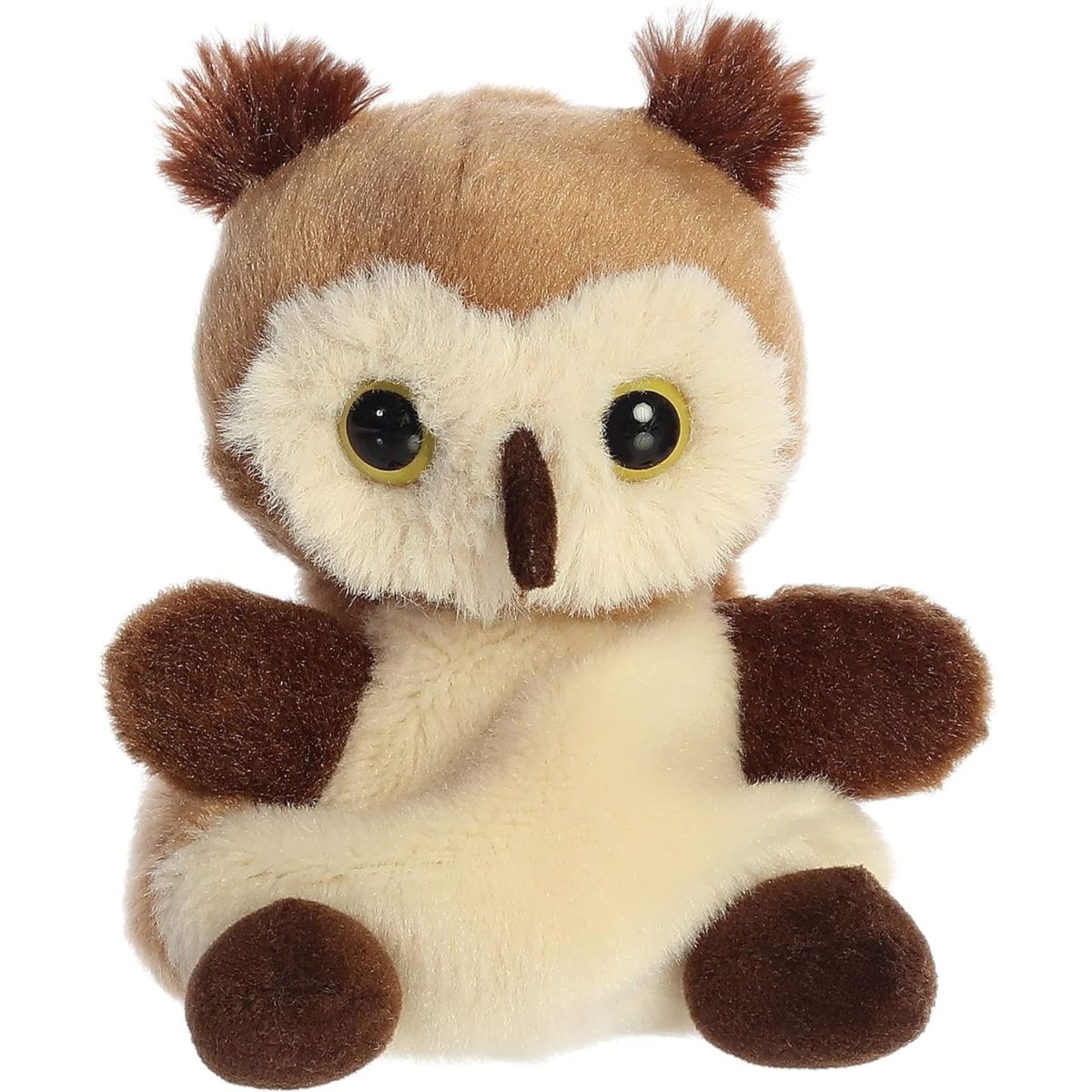 Aurora® Palm Pals™ Barnie Owl™ 5 Inch Stuffed Animal Toy #1-093 Forest