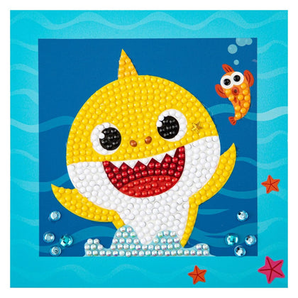 DIAMOND DOTZ Quick DOTZ Baby Shark #1 Diamond Art Painting Kit 5.1