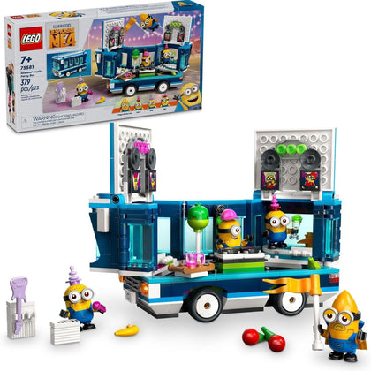 LEGO® Despicable Me 4 Minions Music Party Bus 75581 Building Kit, 379 Pieces