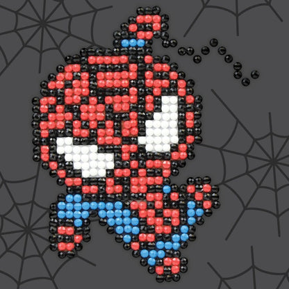 DIAMOND DOTZ Spider-Man Spidey Fun Diamond Art Painting Kit 4" X 4"