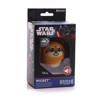 Bitty Boomers Wireless Bluetooth Speaker, Disney Star Wars Ewok Wicket