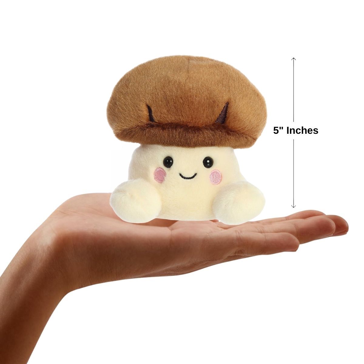 Aurora® Palm Pals™ Umami Shiitake Mushroom™ 5 Inch Stuffed Animal Toy #1-179 Cravings
