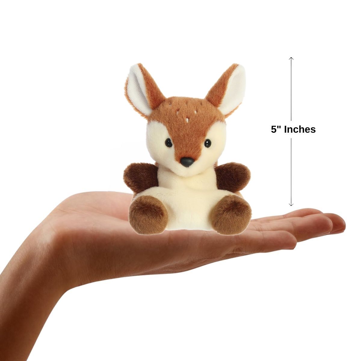 Aurora® Palm Pals™ Dalia Fawn™ 5 Inch Stuffed Animal Toy #1-206 Forest