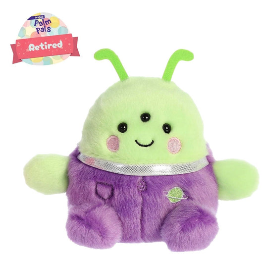 Aurora® Palm Pals™ Zorg Green Alien™ 5 Inch Stuffed Animal Toy #1-215 Galactic