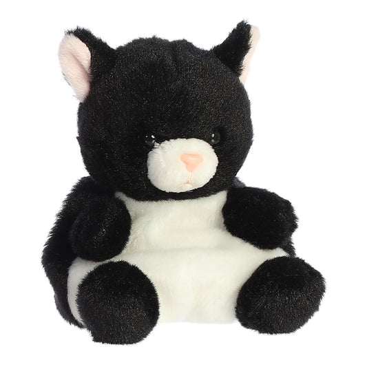 Aurora® Palm Pals™ Cricket Black & White Cat™ 5 Inch Stuffed Animal Plush Toy #1-104 Pet