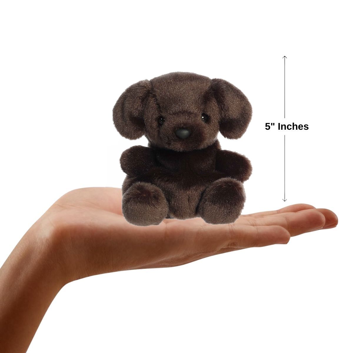 Aurora® Palm Pals™ Sienna Chocolate Lab™ 5 Inch Stuffed Animal Toy #1-282 Pet