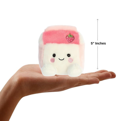 Aurora® Palm Pals™ Fresa Strawberry Milk™ 5 Inch Stuffed Animal Toy #1-134 Cravings