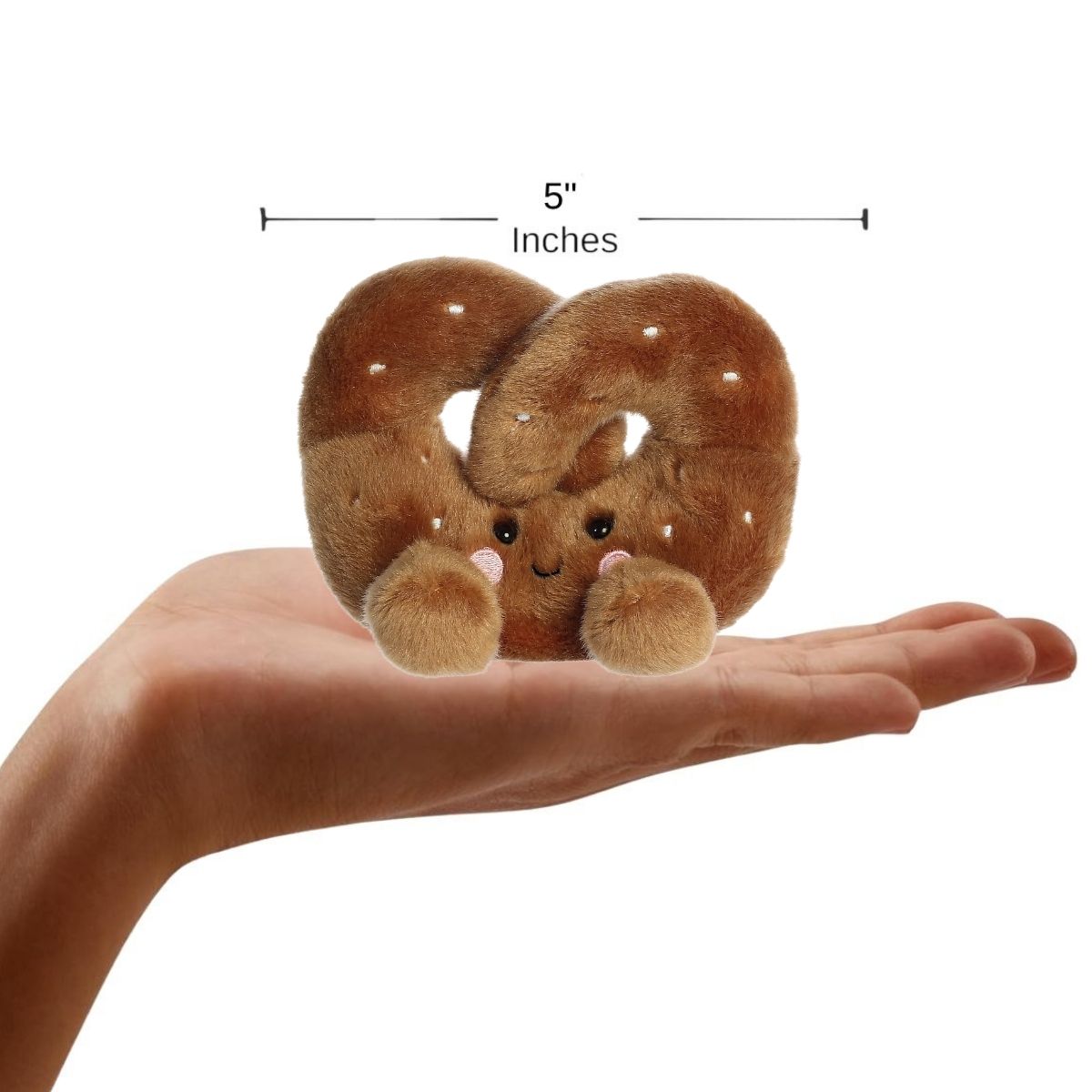 Aurora® Palm Pals™ Twist Pretzel™ 5 Inch Stuffed Animal Toy #1-258 Cravings