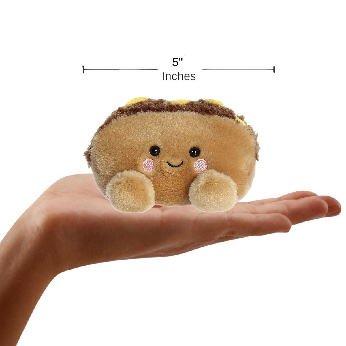 Aurora® Palm Pals™ Mike Philly Cheesesteak™ 5 Inch Stuffed Animal Toy #1-255 Cravings