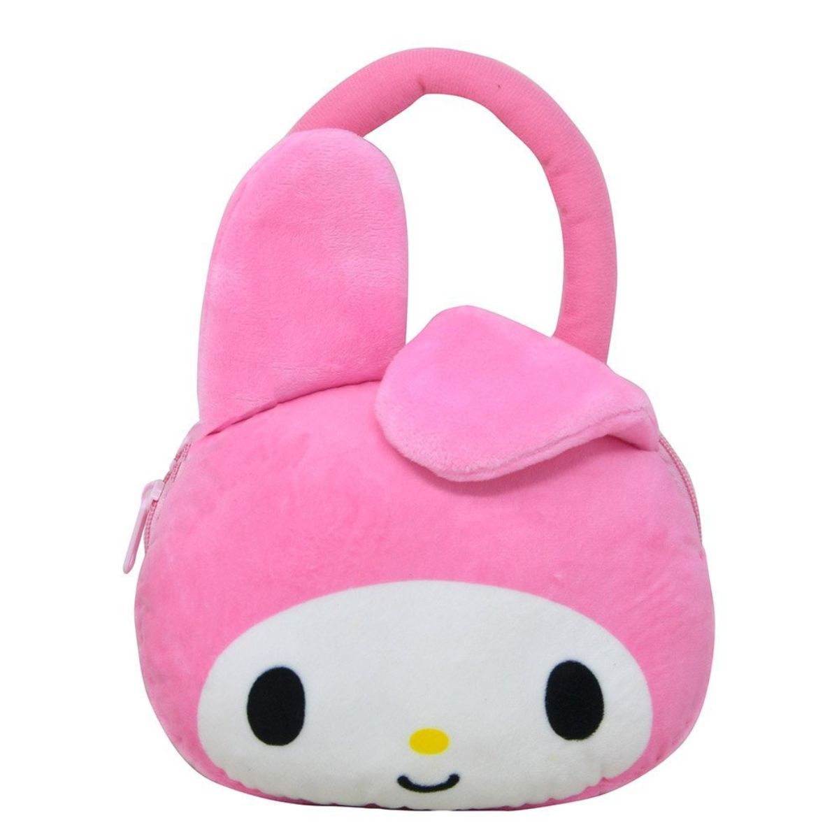 Hello Kitty and Friends My Melody 7" Inch Head Shaped Plush Handbag Purse
