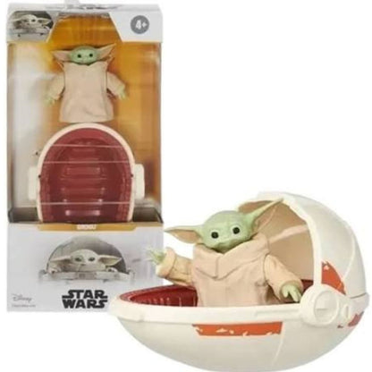Star Wars Deluxe Olympus 2.5" Inch Grogu Action Figure with Pram Hover Pod
