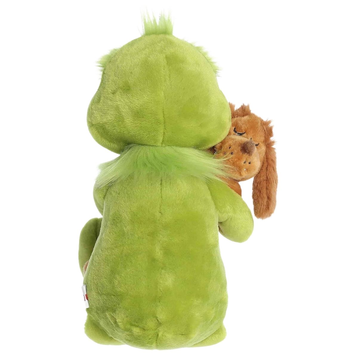 Rear view thumbnail displaying the green plush back and head tuft of the Grinch.