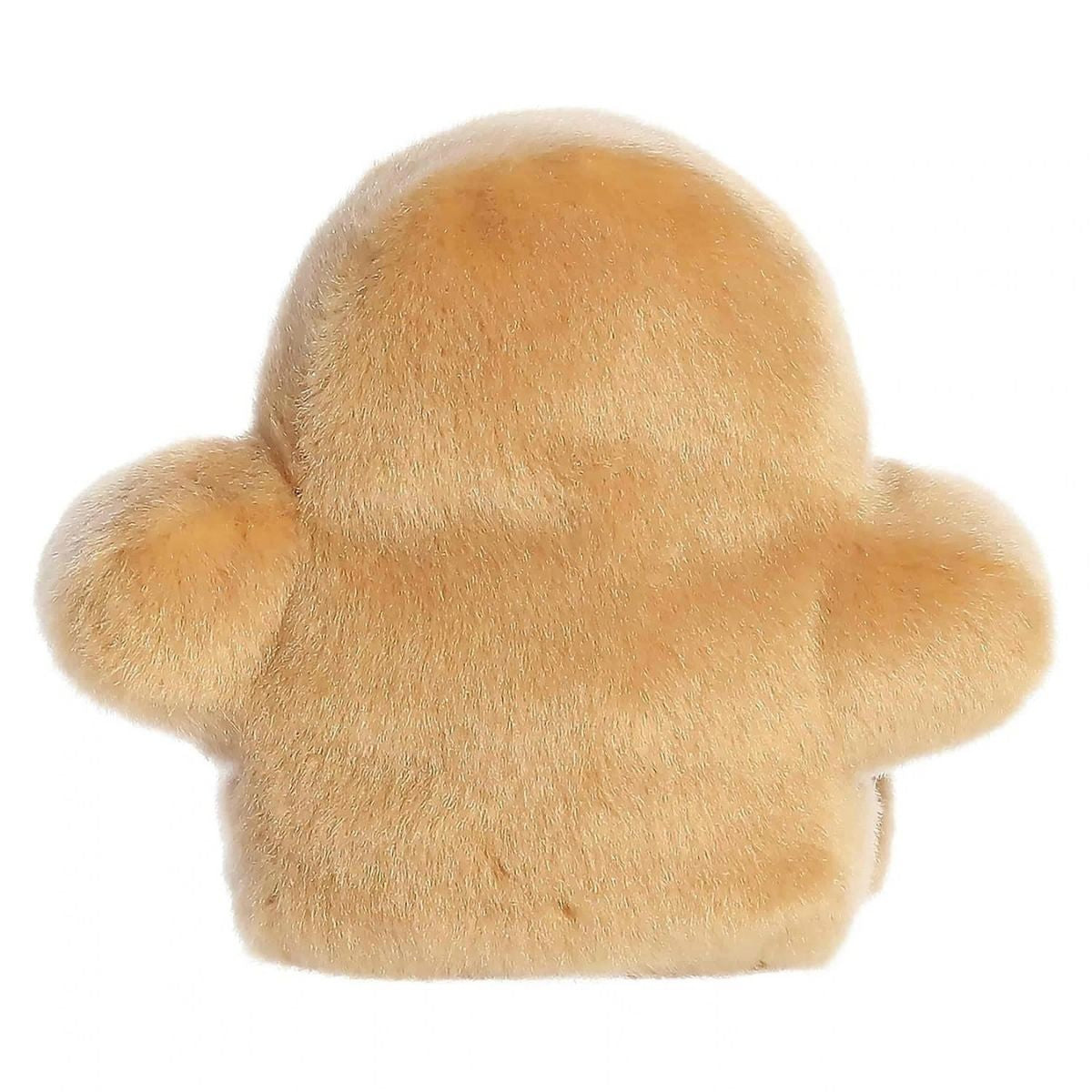 Back view thumbnail of Gio Gingerbread Man plush showing golden brown body.
