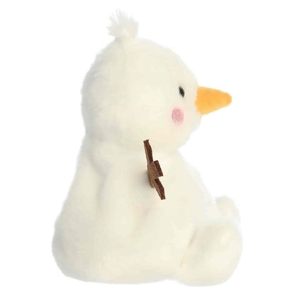 Side profile view thumbnail of Twig Snowman 5-inch plush toy.