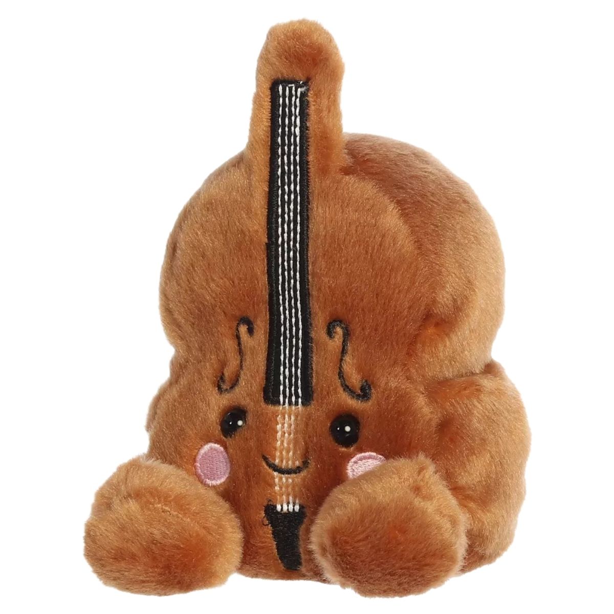 Three-quarter angle view thumbnail of Vanessa Violin stuffed plush sitting with outstretched feet.