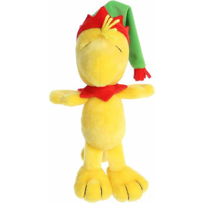 Front view thumbnail of standing Aurora Peanuts Elf Woodstock 8-inch plush stuffed animal #40519.