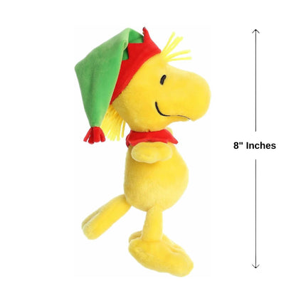 Elf Woodstock plush #40519 displaying 8-inch height measurement graphic thumbnail.