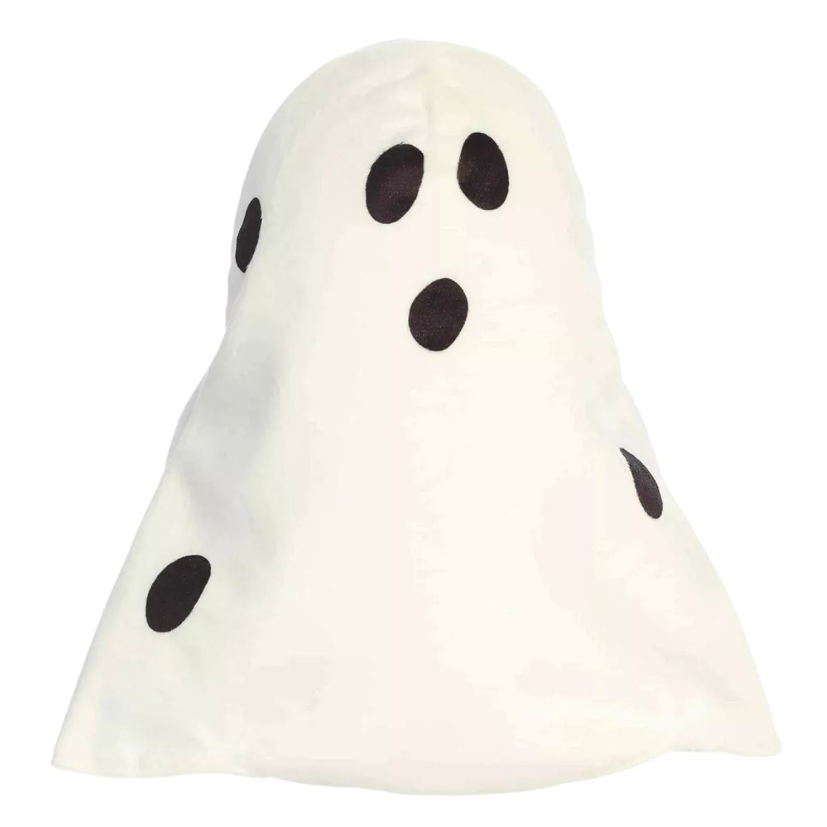 Rear view thumbnail showing black cutout hole details on the back of Charlie Brown's ghost sheet costume.