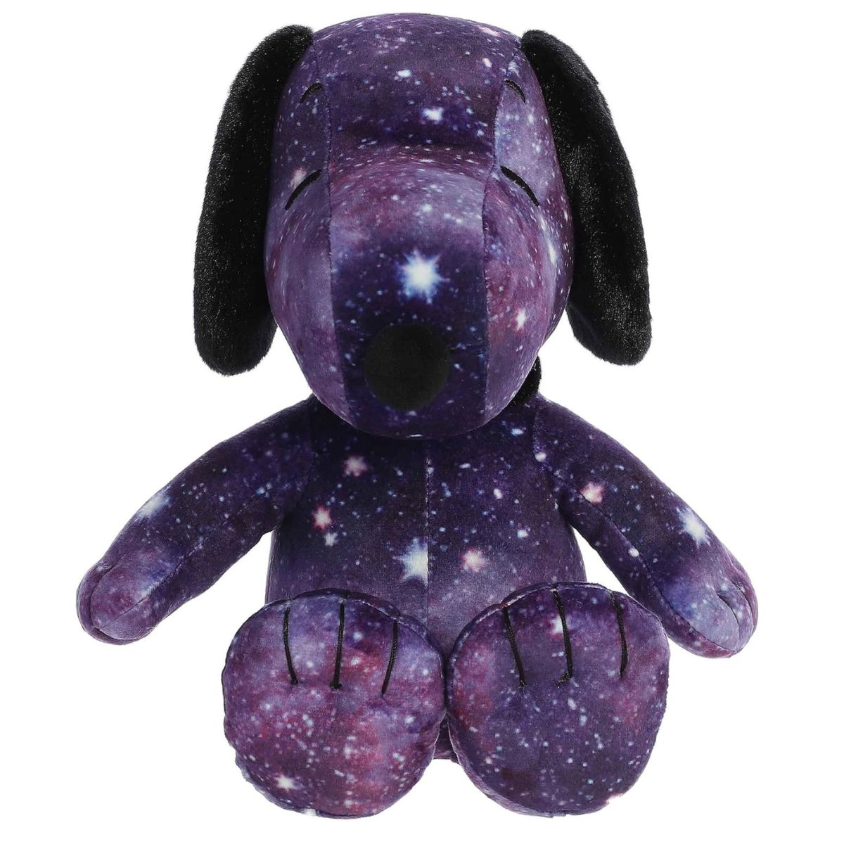 Front view thumbnail of sitting Snoopy 12-inch galaxy plush stuffed animal #40487.
