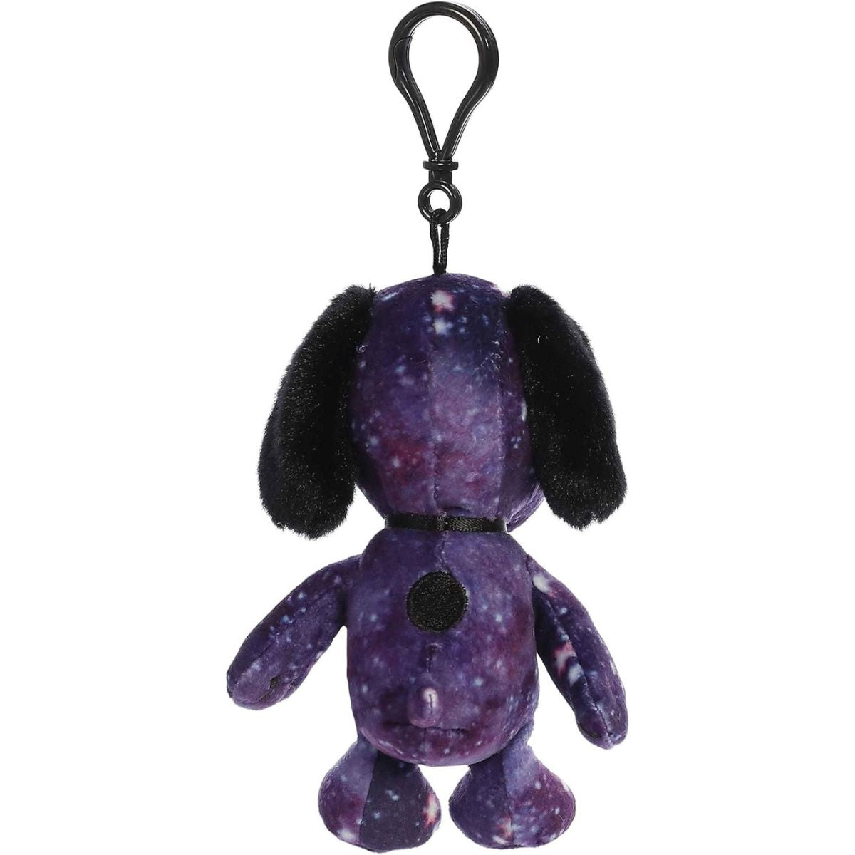 Rear view thumbnail of Snoopy clip plush #40488 showing starry galaxy back pattern.