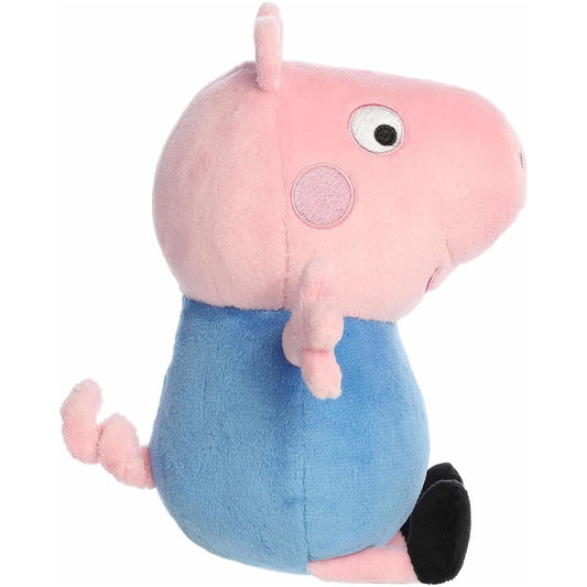 Side profile thumbnail of the sitting George Pig stuffed animal.