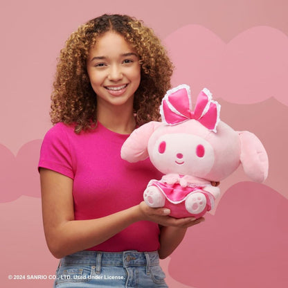 Hello Kitty® and Friends, My Melody 12” Inch Pink Monochrome Plush Stuffed Animal Toy