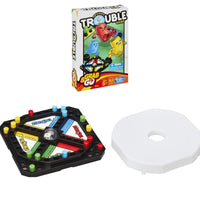 Pop-O-Matic Trouble Grab & Go Takealong Game, Travel Size
