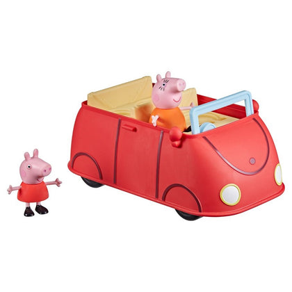 Peppa Pig Peppa's Club, Peppa’s Family Red Car with Sound and 2 Figurines