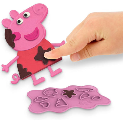 Play-Doh Peppa Pig Stylin' Set, Peppa Pig Playset with 9 Cans of Modeling Compound and 11 Accessories