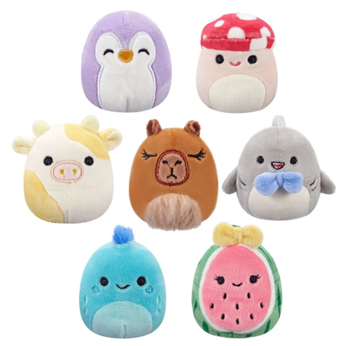 Squishmallows Mini 2.5" Inch Plush Micromallows Mystery Squad Blind Pa ...