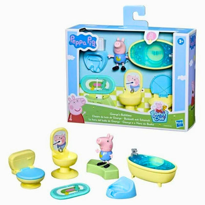 Peppa Pig Peppa's Club Little Rooms, George’s Bathtime Playset