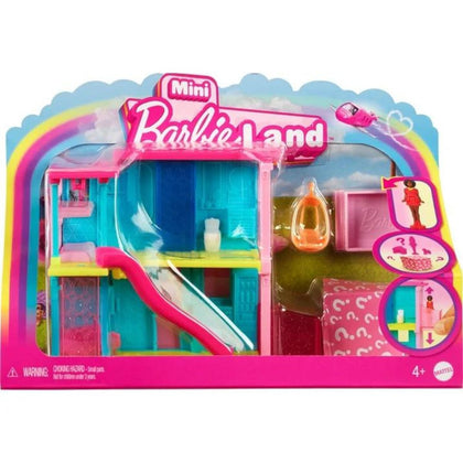 Barbie Mini BarbieLand Doll House Sets, Mini Dreamhouse, Wavey Pink Slide
