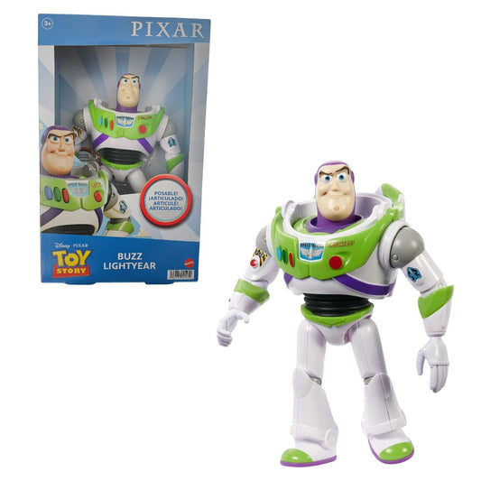 Mattel Disney Pixar Toy Story Buzz Lightyear 10" Inch Poseable Action Figure Toy