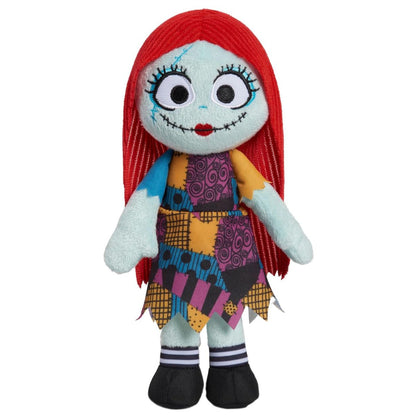 Disney The Nightmare Before Christmas Sally 8.5-inch plush stuffed animal toy in patchwork dress.