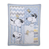 Lambs & Ivy My Little Snoopy 4-Piece Crib Bedding Set