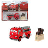 Disney Pixar Cars On the Road Red the Fire Engine & Stanley, 1:55 Scale Die-Cast Vehicles