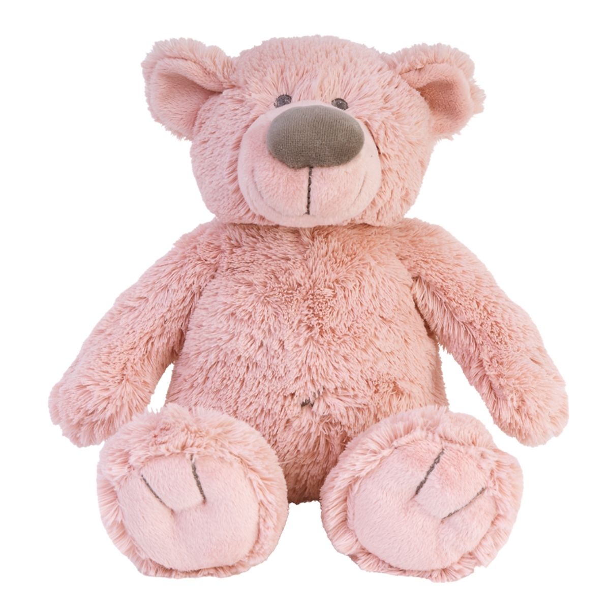 Happy Horse Bear Brim No. 1 dusty pink 8.7-inch stuffed animal teddy bear plush sitting upright.