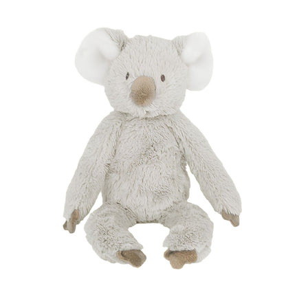 Happy Horse Koala Kanzo No. 1 grey 13.25-inch stuffed animal plush sitting upright with white fluffy ears.