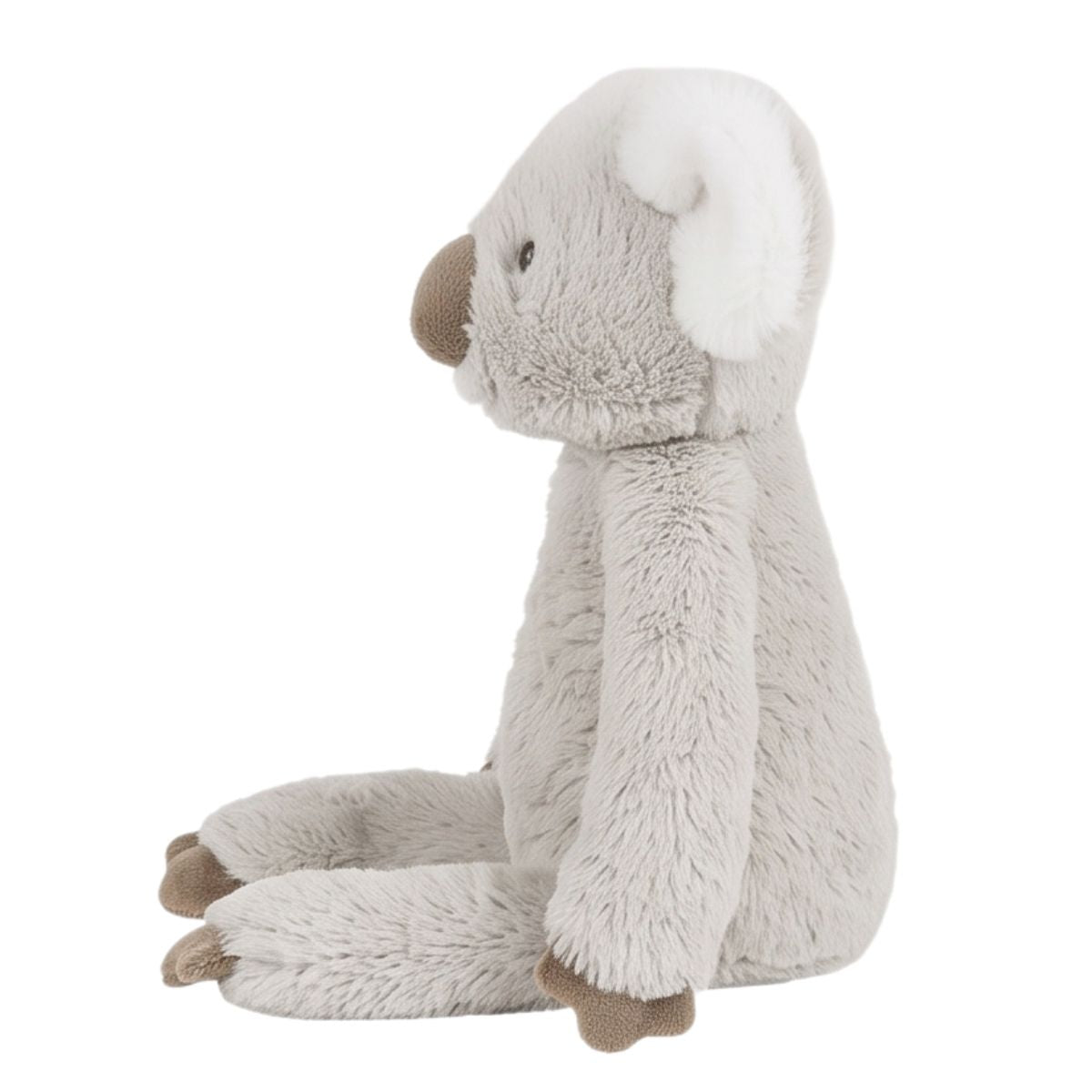 Side profile thumbnail of Happy Horse Koala Kanzo grey plush in seated posture.
