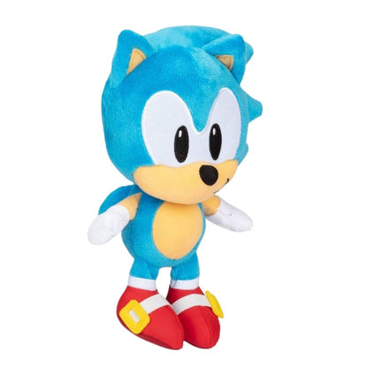 Three-quarter view thumbnail of Classic Sonic 9-inch plush toy standing.