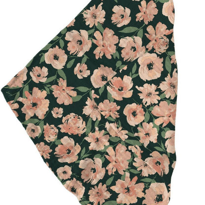 Newcastle Classics Canyon Sunset Flowers 100% Bamboo Cotton Blanket Teether