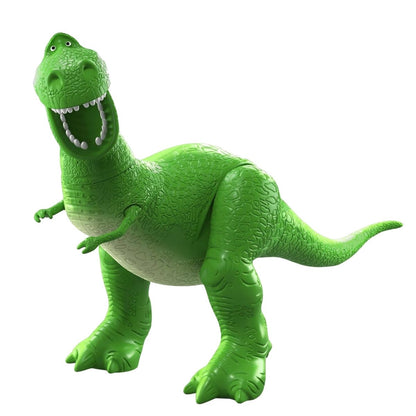 Front view thumbnail of Rex action figure with open mouth in a roaring dinosaur pose