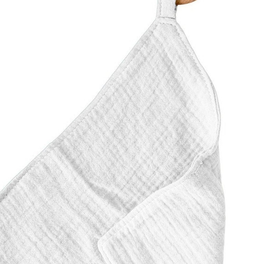Newcastle Classics Pure White 100% Cotton Blanket Teether